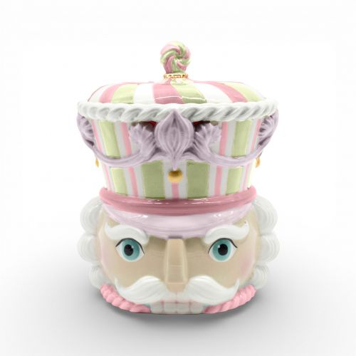 10in Patisserie Nutcracker Cookie Jar Min/2